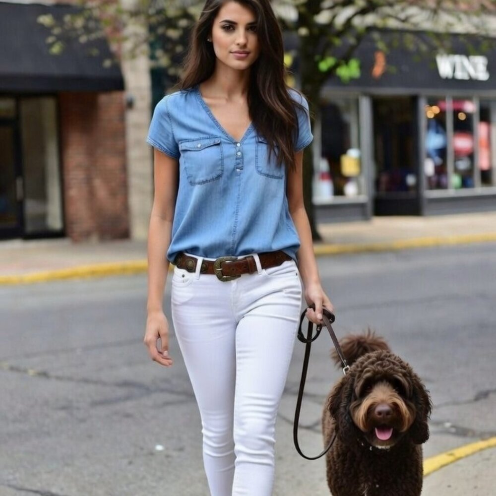 Joe's Jeans I White Distressed cuff Skinny Jeans Size 31